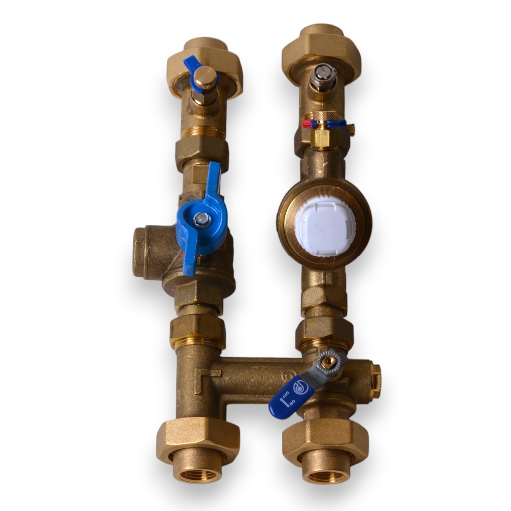 Kit premontado con válvula de by-pass 3/4 F -8.15 GPM - BSP