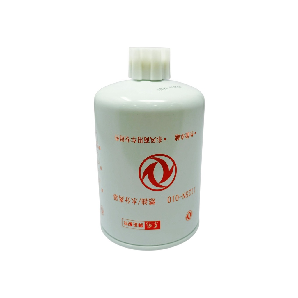 Filtro de combustible con separación aceite y agua.