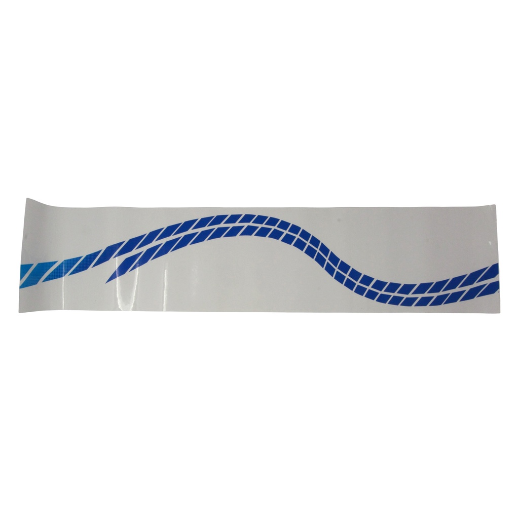 Adhesivo franja decorativa degrade azul para Semirremolque Randon