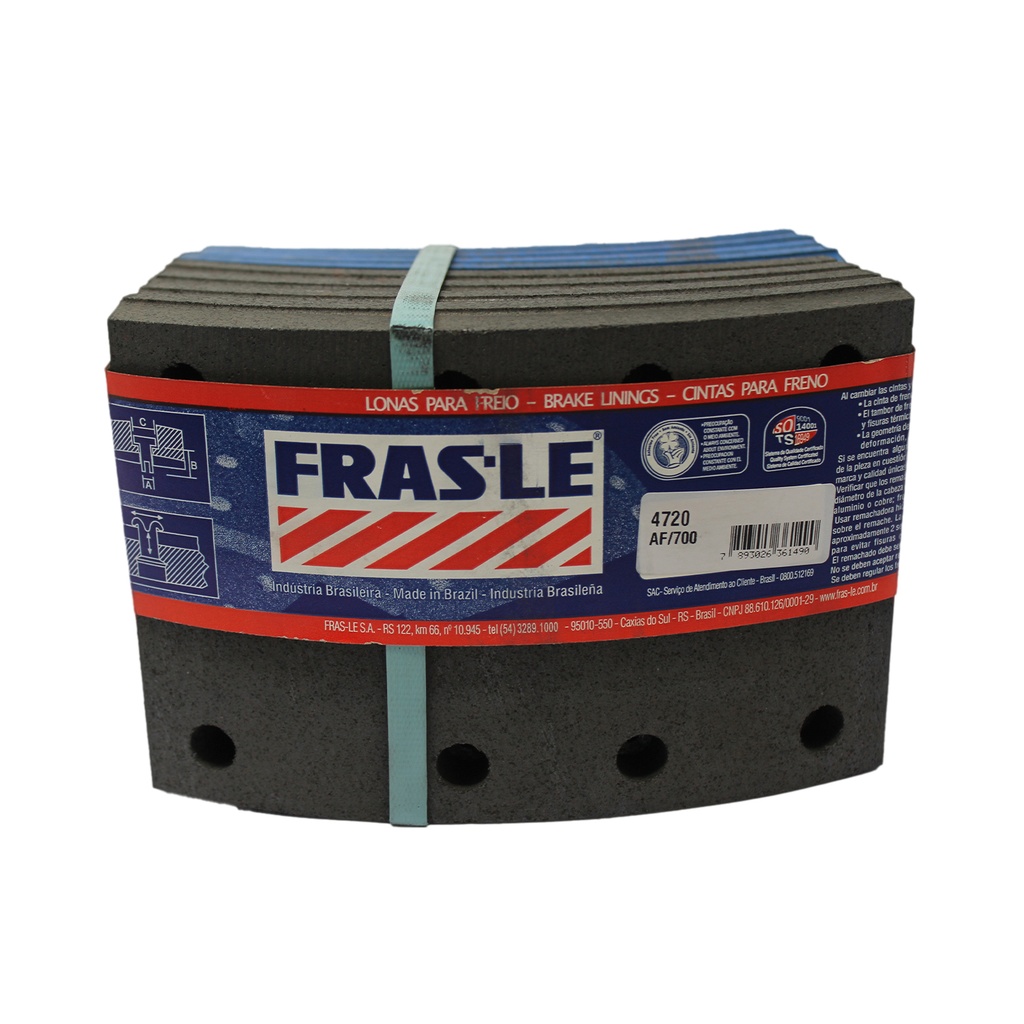 Juego de lonas delanteras 5" - 4720  Fras-le