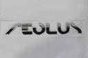 Logotipo de Aeolus blanco plateado