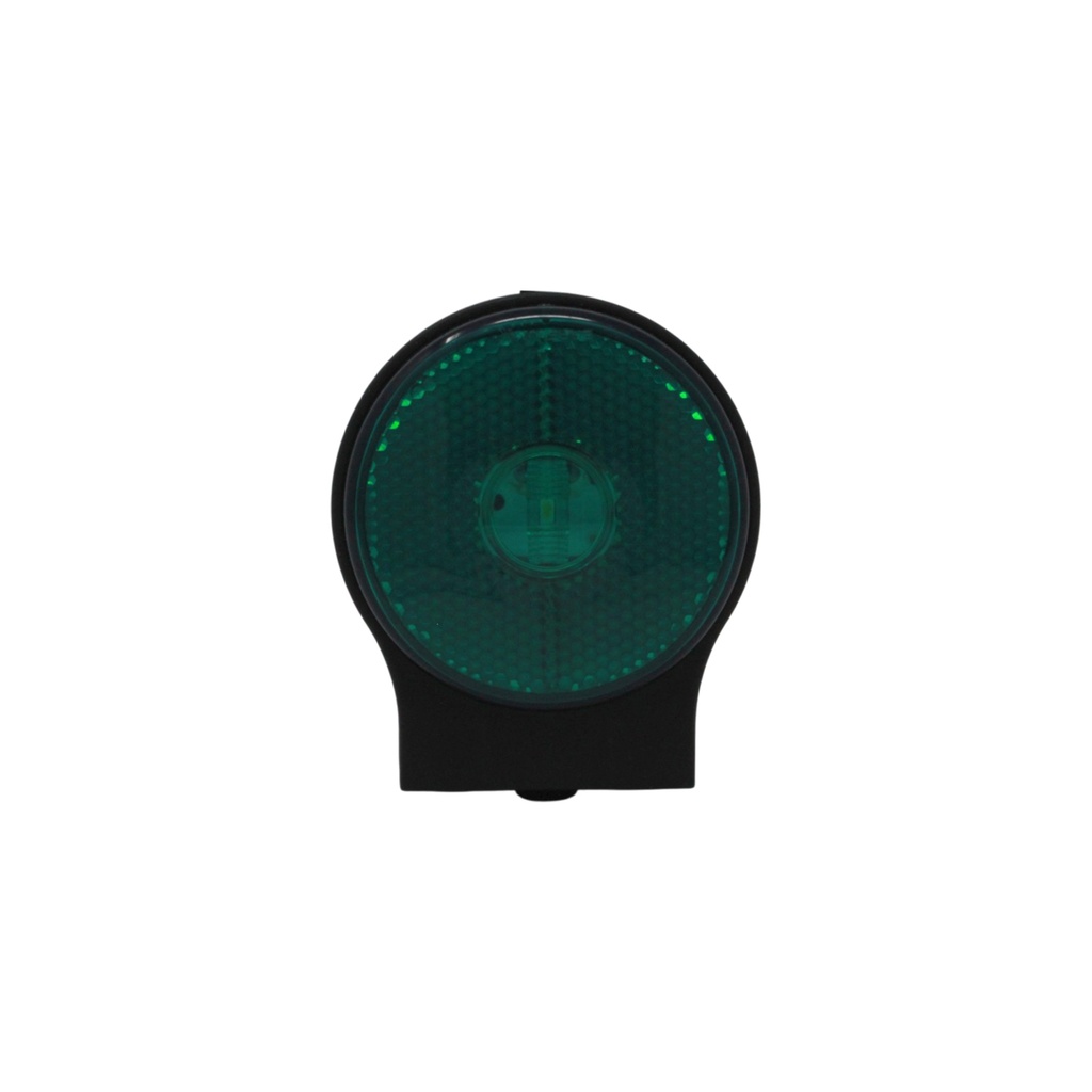 Luz lateral verde LED pequeña con soporte plastico Randon