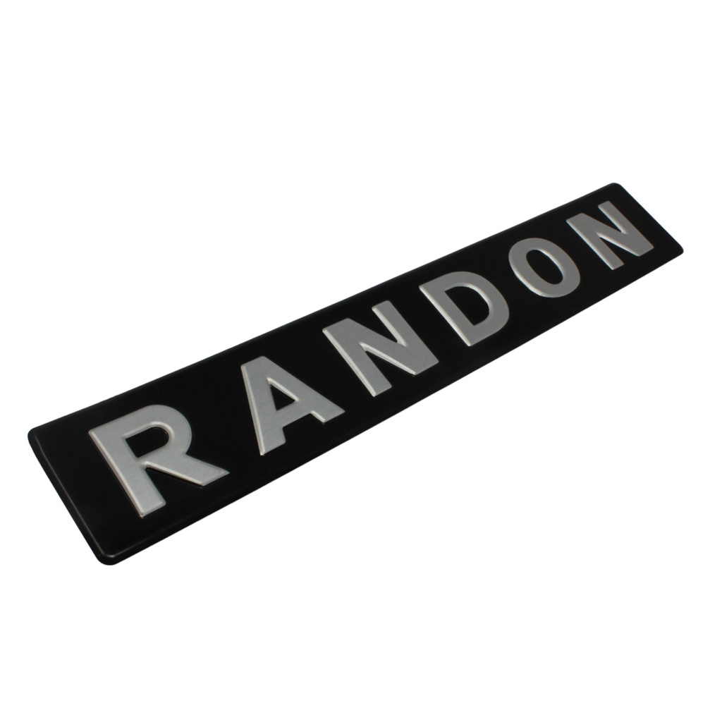 Placa lateral de aluminio Randon
