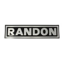 Placa lateral de aluminio RANDON 0,8cm - 42cm x 10,5 cm Línea R Randon