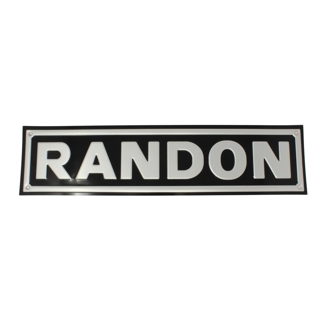 Placa Randon 1,0cm - 53cm x 13 cm Randon