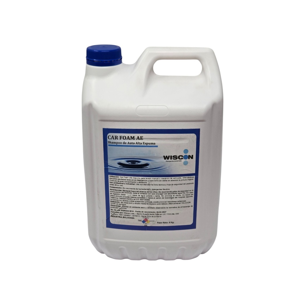 Shampoo para vehiculos CAR FOAM