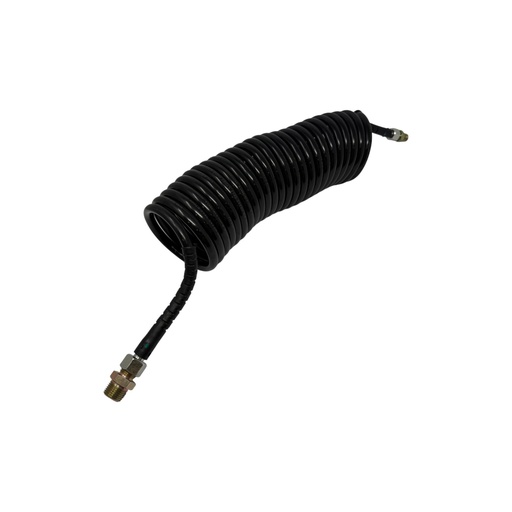 Manguera espiral de nailon con ensamblaje de junta
