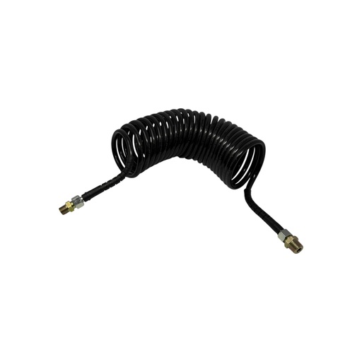 Manguera espiral de nailon con ensamblaje de junta
